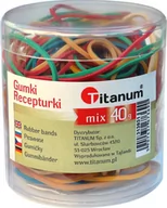 Przybory szkolne - Gumki Recepturki 40g Mix Tuba - miniaturka - grafika 1