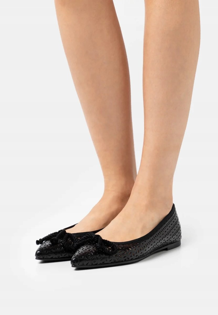 Pretty Ballerinas Baleriny Czarne Wsuwane 38 14CA