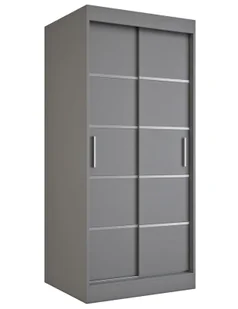 Antracytowa szafa przesuwna G5-K69 - Szafy Antracytowa szafa przesuwna G5-K69 - Szafy - miniaturka - grafika 1