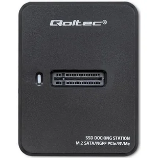 Qoltec Stacja Dokująca Dysków Ssd M.2 Sata/Pcie | Ngff/Nvme | Usb 3.1 - Obudowy i kieszenie na dyski twarde - miniaturka - grafika 1