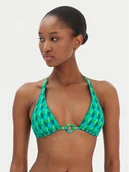 Stroje kąpielowe - Seafolly Dół od bikini Sorrento 40426-277 Zielony - miniaturka - grafika 1