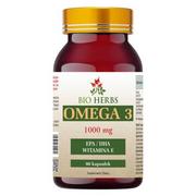 Witaminy i minerały - Bio Herbs, Omega 3 EPA/DHA Witamina E, 60 kaps. - miniaturka - grafika 1