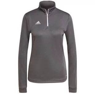 Bluza Damska Adidas Entrada 22 Top Training Szara H57542-L - Bluzy damskie - miniaturka - grafika 1