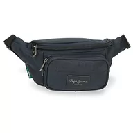 Nerki - Pepe Jeans Green Bay saszetka z kieszenią niebieska 30x13x5,5 cm poliester i PU, Zielony (zielony), única, Sprzęt do saszetek - miniaturka - grafika 1