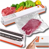 Zgrzewarki do folii i pakowarki próżniowe - Zgrzewarka próżniowa do żywności folii worki pakowarka mocna 10 worków - miniaturka - grafika 1