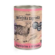 Mokra karma dla kotów - Wiejska Zagroda Wiejska Zagroda Jagnięcina z Krylem 400g 48856-uniw - miniaturka - grafika 1