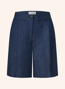 Msch Copenhagen Szorty Z Lnu Mschnaira Claritta blau - Spodenki damskie - miniaturka - grafika 1