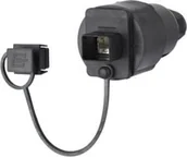 Gniazdka elektryczne - Metz METZ CONNECT E-DAT Industrie IP67 V4 KK, złącze polowe, T568A - miniaturka - grafika 1