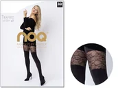 Rajstopy - Rajstopy Imitujące Pajęczynę Nad Kolanem Trapped Nero 2 - miniaturka - grafika 1