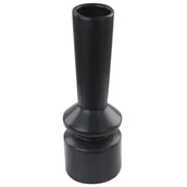 Wazony i flakony - Wazon na kwiaty z dolomitu 32 cm czarny PEANIA - miniaturka - grafika 1