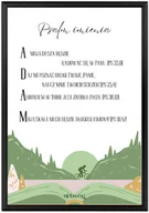 Ikony i obrazy sakralne - Psalm imienia Adam, prezent na bierzmowanie, imienienym urodziny, imię do wyboru. - miniaturka - grafika 1