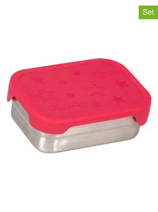 Ergobag 2-częściowy zestaw w kolorze różowym - 17 x 6 x 12 cm - Sztućce dla dzieci - miniaturka - grafika 1