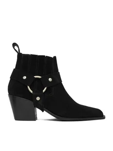 Badura Botki EO-CLEO-501-25 Czarny - Botki damskie - miniaturka - grafika 1