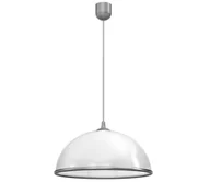 Lampy sufitowe - Żyrandol na lince KITCHEN 1xE27/15W/230V biały/chrom - miniaturka - grafika 1
