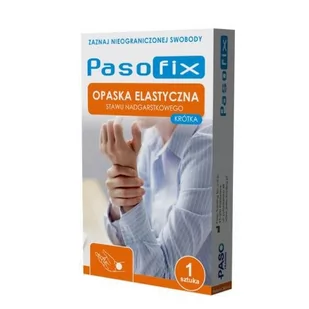 Paso TRADING SP. Z O.O. Pasofix opaska elastyczna stawu nadgarstkowego krótka rozmiar L 9053624 - Apteczki i materiały opatrunkowe - miniaturka - grafika 1