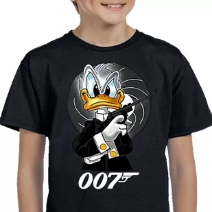 140 KOSZULKA KACZOR DONALD BOND 007 3196 CZARNA - Moda i Uroda OUTLET - miniaturka - grafika 1
