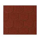 Pokrycia dachowe - Gont bitumiczny Karpiówka czerwony 3.85 m2 Hauser - miniaturka - grafika 1