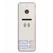 Akcesoria do domofonów i wideodomofonów - Nice Panel rozmówny dwurodzinny w kolorze srebrnym EYE 2 - miniaturka - grafika 1