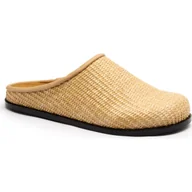 Kapcie damskie - Alohas Mule Oliver z dodatkiem skóry - miniaturka - grafika 1