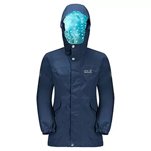 Jack Wolfskin Jack Wolfskin Dziewczęca kurtka Rock Town Jacket Girls Dark Indigo 104 1608871 - Kurtki i płaszcze dla dziewczynek - miniaturka - grafika 1