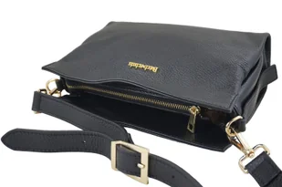 Funkcjonalna torebka damska na ramię - Czarna - Torebki damskie - miniaturka - grafika 7