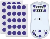 Gadżety dla graczy - X-raypad Obsidian Air Skates Universal Dots Violetinė 40 vnt. 6.5 x 1.0 mm Violetiniai Pakaitiniai Pelė Feet - miniaturka - grafika 1