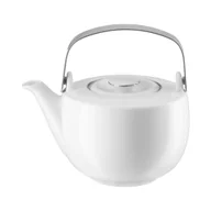 Dzbanki i imbryki - Dzbanek do herbaty porcelanowy 1,3 litra PLUS PLATIN - miniaturka - grafika 1