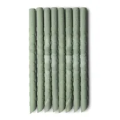 Słomki do napojów - Nuuroo - Słomki Silikonowe Zestaw Rodzinny 8 Pack Ada Light Green - miniaturka - grafika 1
