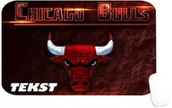 Podkładki pod mysz - PODKŁADKA POD MYSZKĘ Z NADRUKIEM CHICAGO BULLS PREZENT -TEKST -29X36 - miniaturka - grafika 1