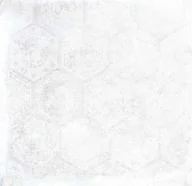 Płytki ceramiczne - Płytka gresowa Soft Concrete Hexagon White 60x60x0,8cm - miniaturka - grafika 1
