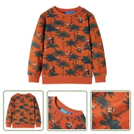 Bluzy dla dziewczynek - Bluza dziecięca - jasnordzawa - 140 - Bluza Dla Dziecka - miniaturka - grafika 1