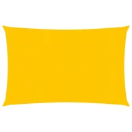 Parasole ogrodowe - vidaXL Żagiel przeciwsłoneczny, 160 g/m, żółty, 2,5x4 m, HDPE 311564 - miniaturka - grafika 1
