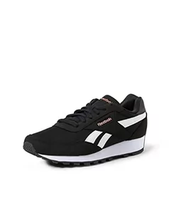 Reebok Trampki damskie typu Rewind Run, Rdzeń czarny biały róż metal, 37.5 EU - Trampki damskie - miniaturka - grafika 1