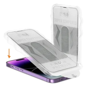 Szkło Hartowane Full Glue Easy-Stick Braders do iPhone 11 Pro Max Czarny - Szkła hartowane na telefon - miniaturka - grafika 8