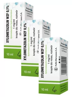 Xylometazolin WZF 0,1% Krople do nosa, 10 ml - Przeziębienie i grypa - miniaturka - grafika 1