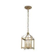 Lampy sufitowe - Larkin lampa wisząca mosiądz KL-LARKIN-P-S-PNBR Kichler - miniaturka - grafika 1