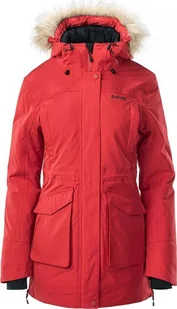 hitec Damski płaszcz ocieplany Hi-tec LADY LASSE M000143819 haute red/black rozmiar S - Kurtki i kamizelki sportowe damskie - miniaturka - grafika 1