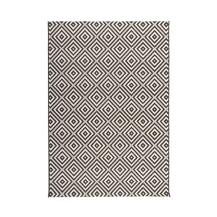 MULTI-DECOR Dywan zewnętrzny PATIO czarno-biały 120 x 170 cm - Dywany zewnętrzne - miniaturka - grafika 1
