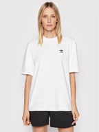 Koszulki sportowe damskie - Adidas T-Shirt Always Original Graphic HF2019 Biały Loose Fit - miniaturka - grafika 1