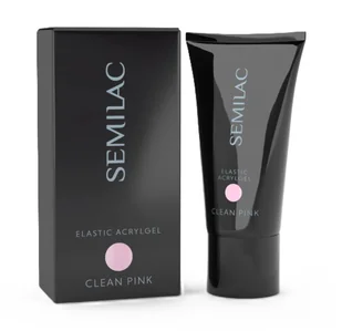 Semilac Elastic Akrylożel Clean Pink - Żele do paznokci - miniaturka - grafika 1