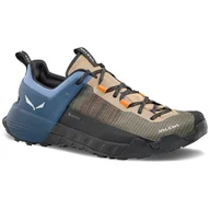Buty trekkingowe męskie - Męskie buty turystyczne Salewa Wildfire Nxt Gtx M Rozmiar butów (UE): 46,5 / Kolor: beżowy/niebieski - miniaturka - grafika 1