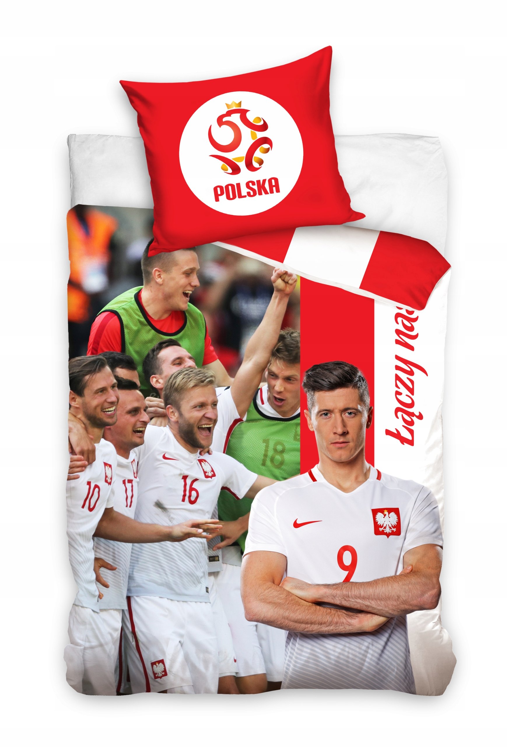 pościel piłkarska Lewandowski Lewy Polska 140x200 bawełna