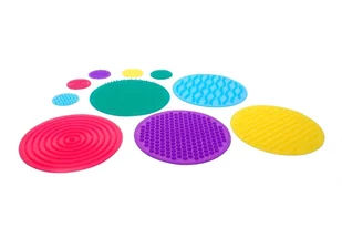 TICKIT Sensoryczne koła SiliShapes - Zabawki sensoryczne - miniaturka - grafika 1