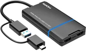 Złącza, przejściówki, adaptery - Microconnect MC-USB3.1CHDMIX2-2IN1 bez kategorii - miniaturka - grafika 1