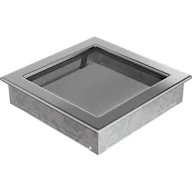 Akcesoria kominkowe - Kratki.pl KRATKA KOMINKOWA PROSTOKĄTNA NIKLOWANA 220X220 MM 22N - miniaturka - grafika 1