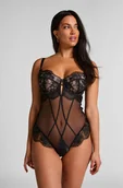 Biustonosze - Hunkemöller Body Tiah Czarny - miniaturka - grafika 1
