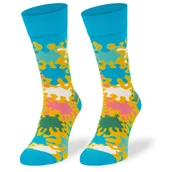 Skarpetki męskie - SzufladaSkarpet.pl, Kolorowe skarpetki KS1 SPLASH-3, rozmiar 43/46 - miniaturka - grafika 1