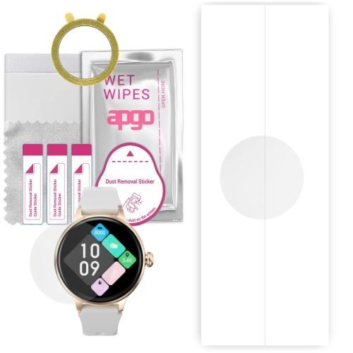 1x folia hydrożelowa ochronna do Vector Smart VCTR-35 - apgo Smartwatch Hydrogel Protection Ochrona na ekran smartwatcha