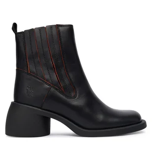 Botki Fly London Hailfly P145310001 Czarny - Botki damskie - miniaturka - grafika 1