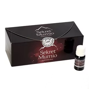 Sekret Mumio Suplement Mumio w płynie - 21 butelek po 10ml 04256 - Ochrona stawów - miniaturka - grafika 1